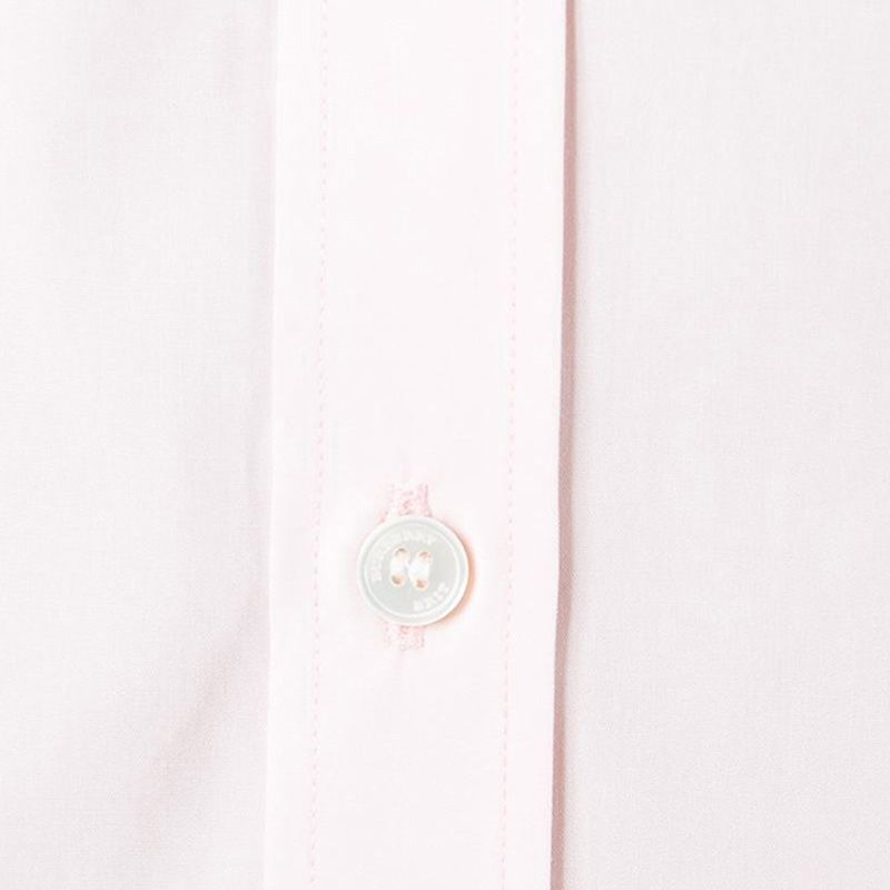 Burberry 博柏利 男士浅粉色棉质长袖衬衫 3991156商品第3张图片规格展示