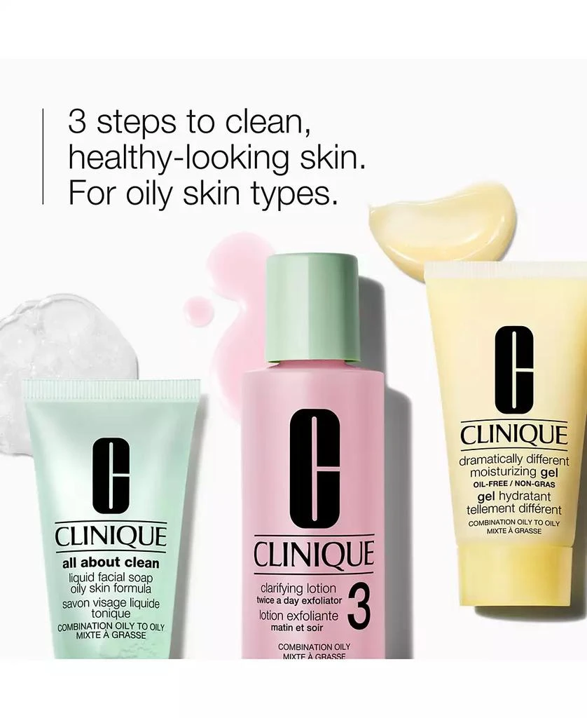 商品Clinique|3-Pc. Skin School Supplies Cleanse & Refresh Set - Combination Oily,价格¥135,第2张图片详细描述