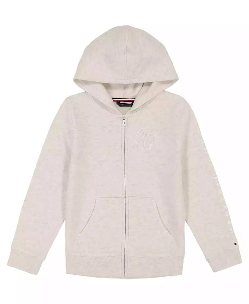 商品Tommy Hilfiger|Big Girls Fleece Zip Hoodie,价格¥151,第1张图片