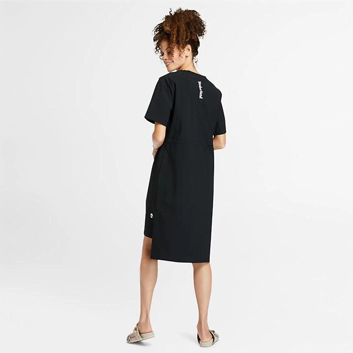 商品Timberland|Drawstring T-Shirt Dress for Women in Black,价格¥352,第2张图片详细描述