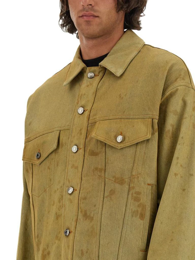 商品MSGM|Msgm Denim Jacket Dyed In Tea,价格¥2437,第4张图片详细描述