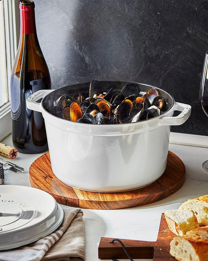 商品Staub|5-Qt. Tall Enameled Cast Iron Cocotte,价格¥1137,第2张图片详细描述