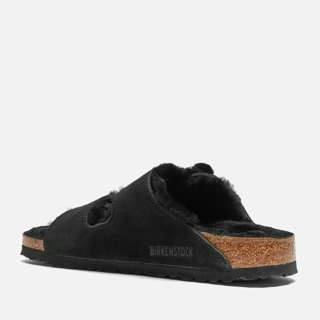 商品Birkenstock|Birkenstock Women's Arizona Slim Fit Shearling Double Strap Sandals,价格¥1281,第2张图片详细描述