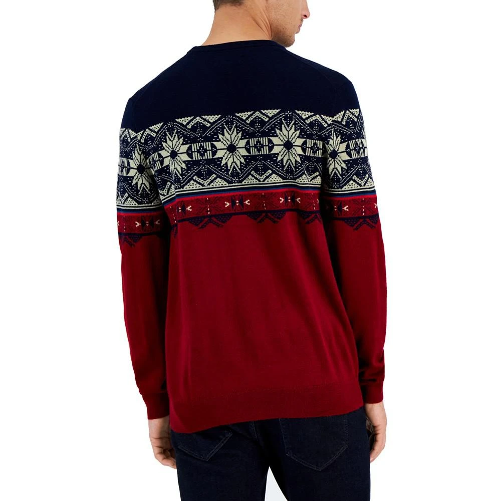 商品Club Room|Men's Merino Genn Fair Isle Sweater, Created for Macy's,价格¥142,第2张图片详细描述