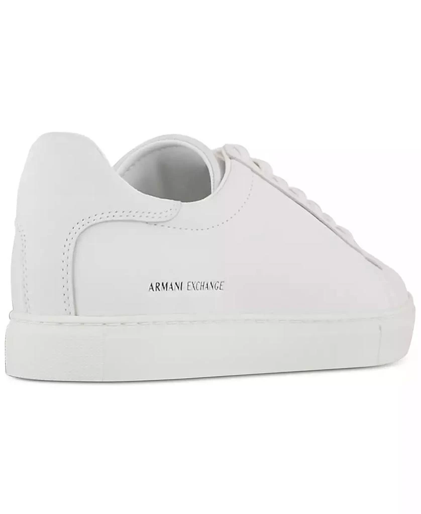 商品Armani Exchange|Men's Low Top Leather Sneaker,价格¥744,第4张图片详细描述