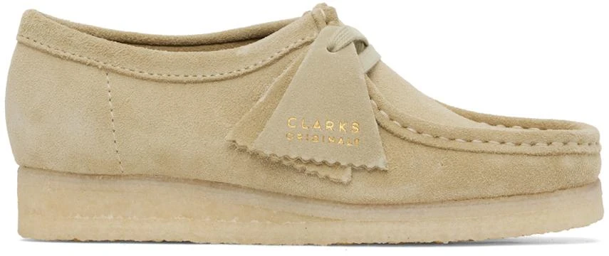 商品Clarks|Beige Wallabee Oxfords,价格¥1288,第1张图片