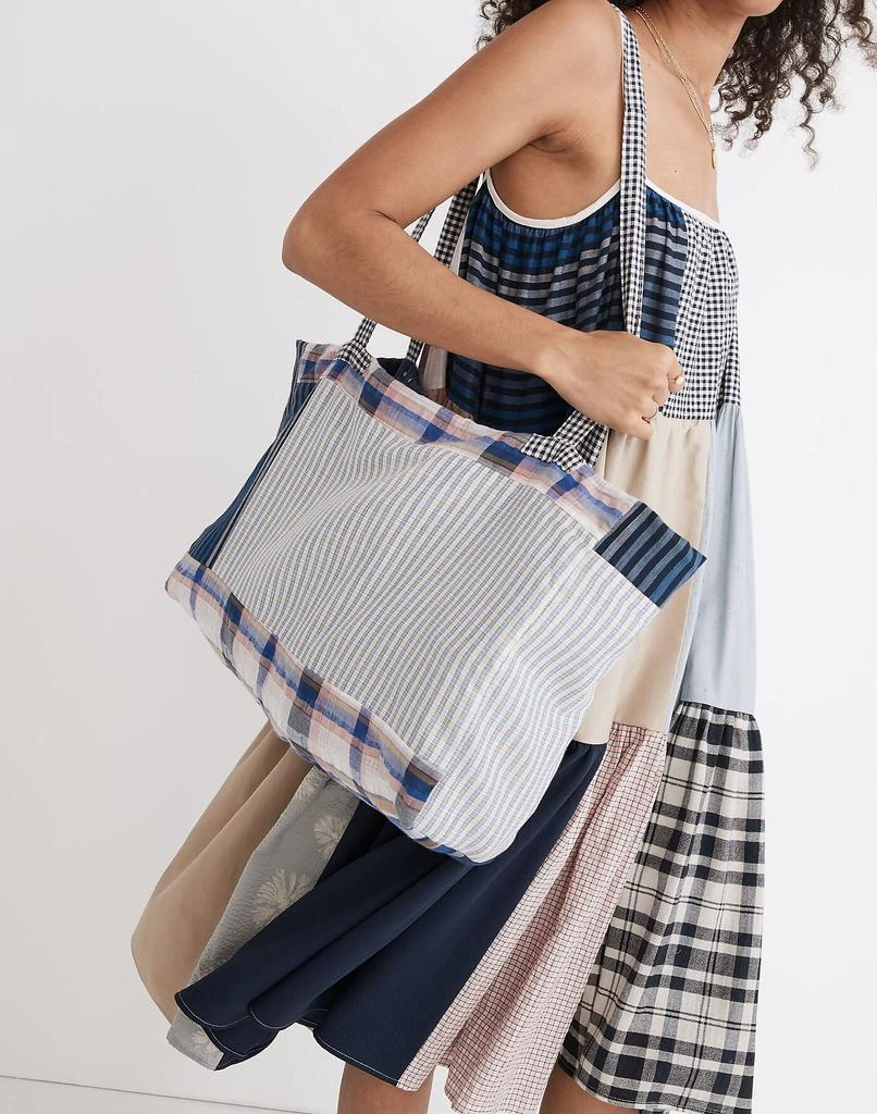 商品Madewell|Madewell x La Réunion Upcycled Patchwork Tote Bag,价格¥1595,第3张图片详细描述