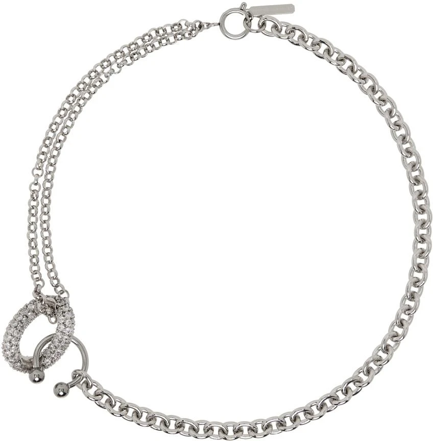 商品Justine Clenquet|Silver Devon Necklace,价格¥634,第1张图片