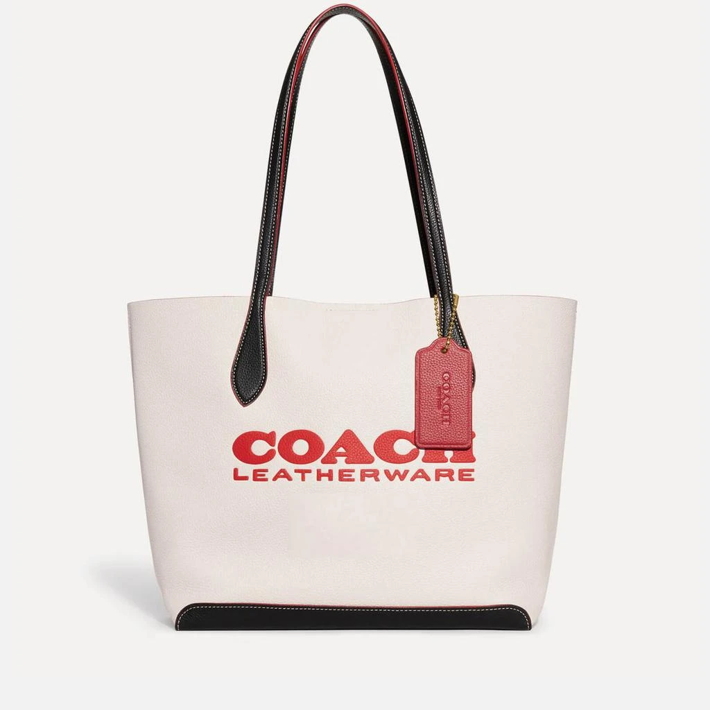 商品Coach|Coach Kia Leather Tote Bag,价格¥1301,第1张图片