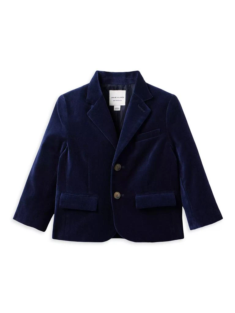 商品Janie and Jack|Baby Boy's, Little Boy's & Boy's The Velvet Party Blazer,价格¥625,第1张图片