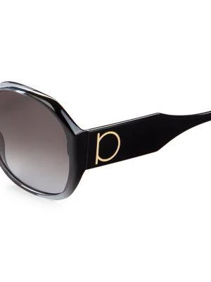 商品Salvatore Ferragamo|60MM Round Sunglasses,价格¥804,第3张图片详细描述