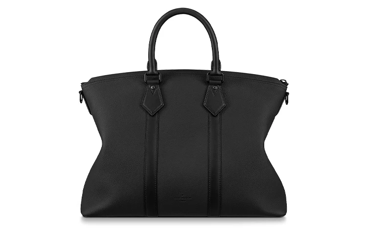 商品[国内直发] Louis Vuitton|SAC LOCK IT系列 Logo徽标 粒面小牛皮 托特包Tote包购物袋单肩手提包 常规 男款 黑色,价格¥29428,第4张图片详细描述