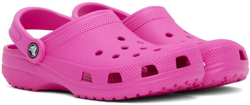 商品Crocs|Pink Classic Clogs,价格¥393,第6张图片详细描述