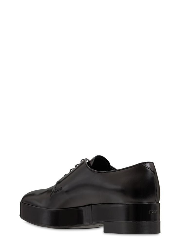 商品Prada|Leather Lace-up Derby Shoes,价格¥8573,第6张图片详细描述