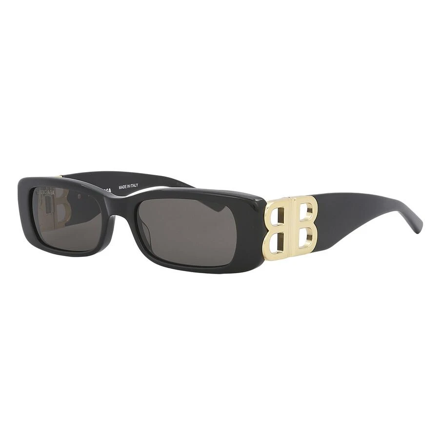 商品Balenciaga|Grey Rectangular Ladies Sunglasses BB0096S 001 51,价格¥2050,第3张图片详细描述