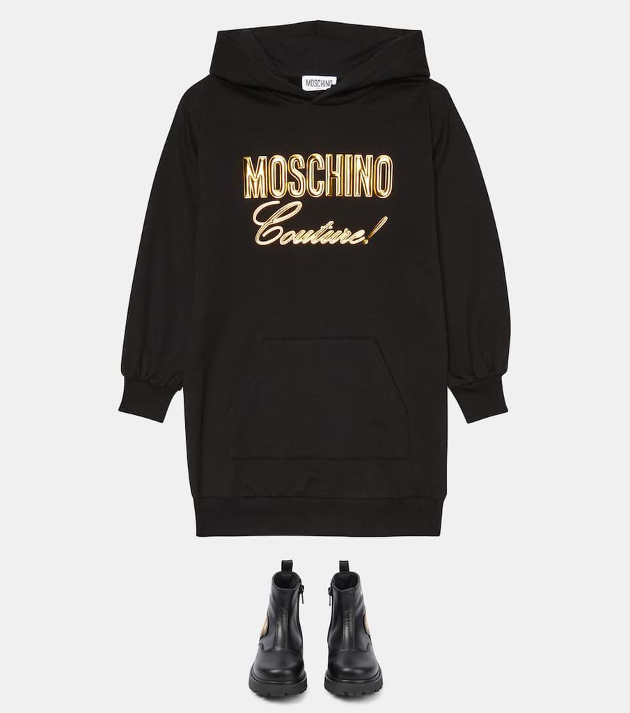 商品Moschino|Logo棉质毛衣式连衣裙,价格¥1280-¥1352,第4张图片详细描述