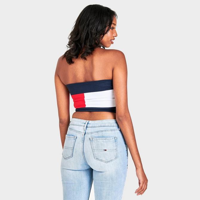 Women's Tommy Jeans Bandeau Top商品第4张图片规格展示