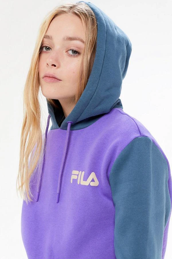 商品Fila|FILA UO Exclusive Dericia Colorblock Hoodie Sweatshirt,价格¥227,第2张图片详细描述