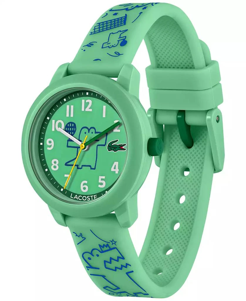 商品Lacoste|Kid's Green Printed Silicone Strap Watch 33mm,价格¥367,第3张图片详细描述