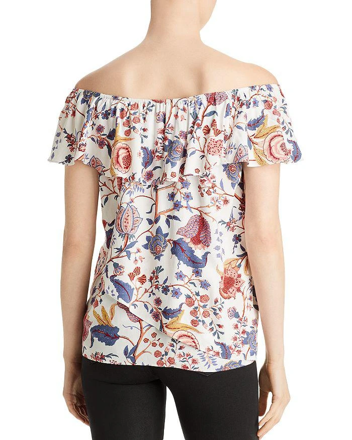 商品Tahari|Printed Off-the-Shoulder Top,价格¥153,第2张图片详细描述