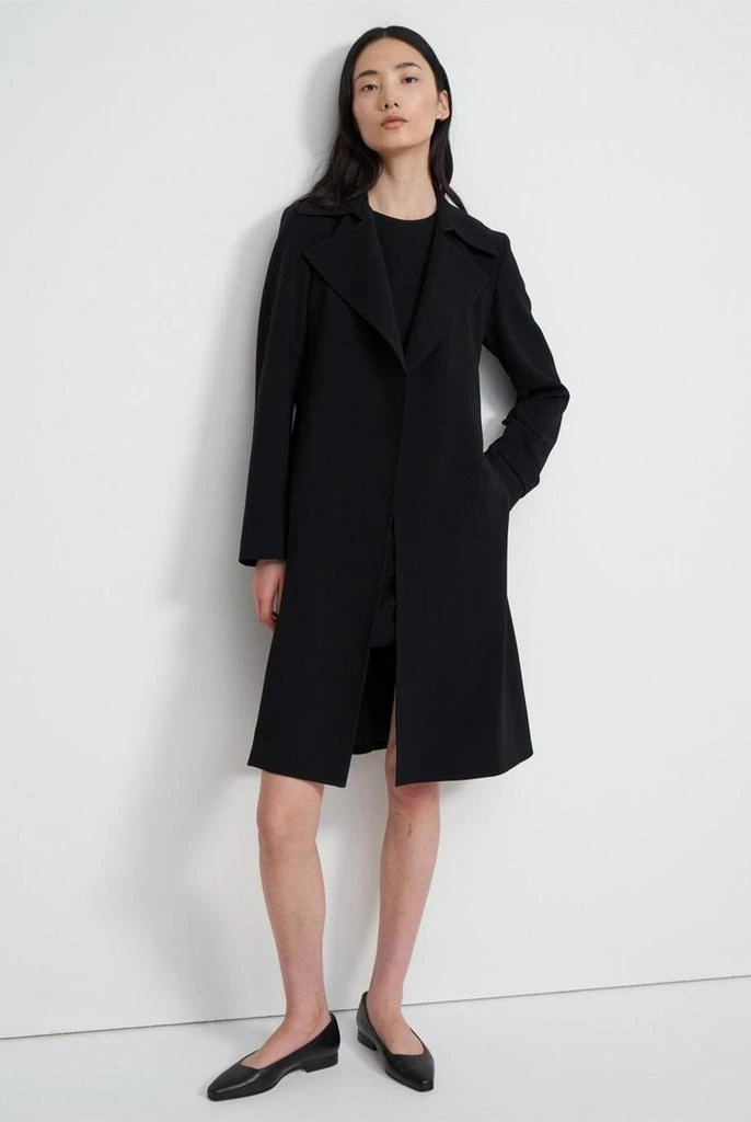 商品Theory|Oaklane trench coat in crepe,价格¥6187,第2张图片详细描述