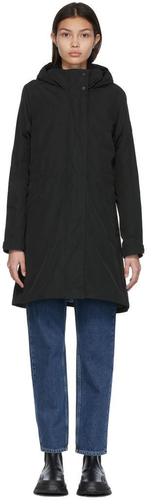 商品Canada Goose|Black Belcarra Coat,价格¥5659,第1张图片