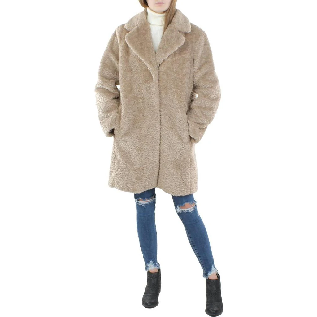 商品Vince Camuto|Vince Camuto Womens Warm Midi Teddy Coat,价格¥410,第1张图片