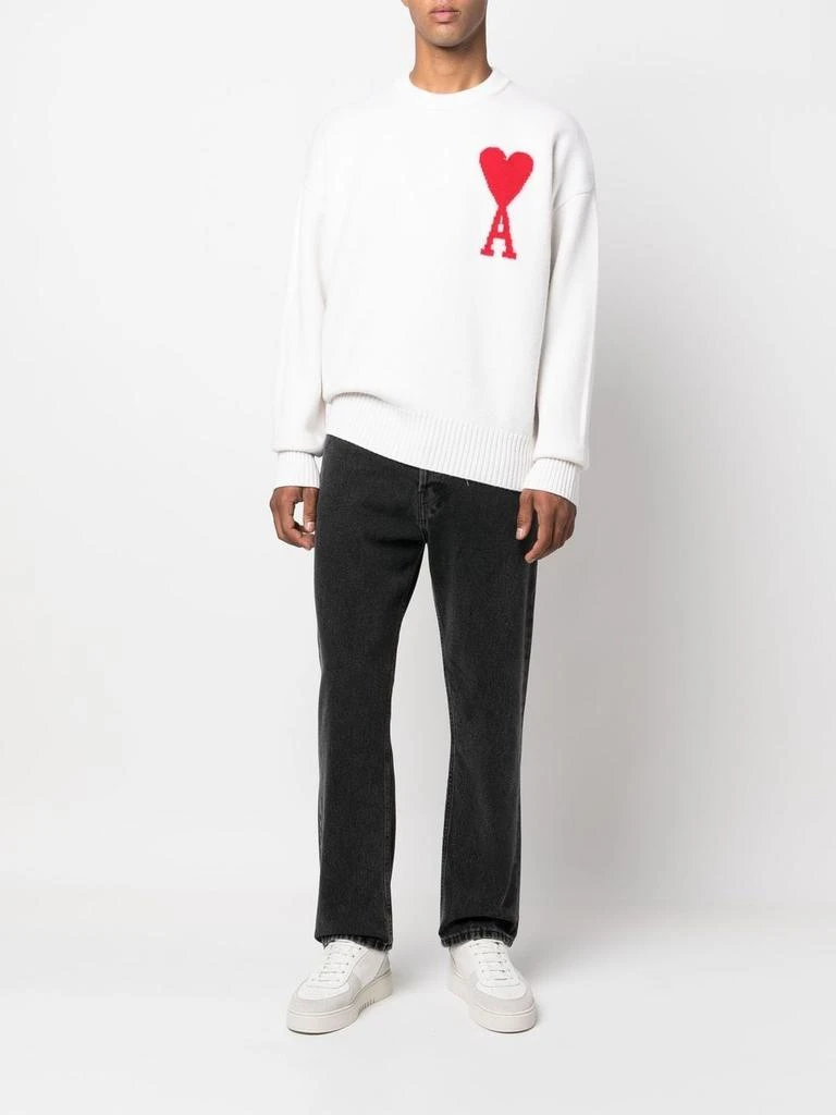 商品AMI|AMI PARIS Ami de Coeur wool jumper,价格¥2719,第3张图片详细描述