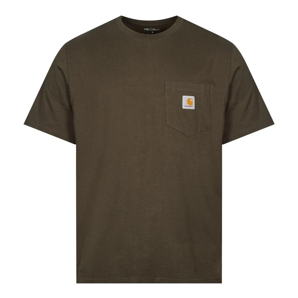 商品Carhartt|Carhartt WIP Pocket T-Shirt - Cypress Green,价格¥194,第1张图片