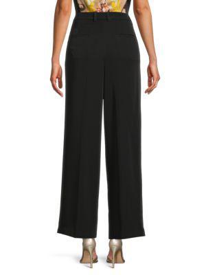 商品Calvin Klein|Pleated Wide Leg Pants,价格¥373,第4张图片详细描述