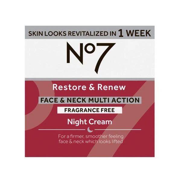 Restore & Renew Multi Action Face & Neck Fragrance Free Night Cream (50ml) 商品