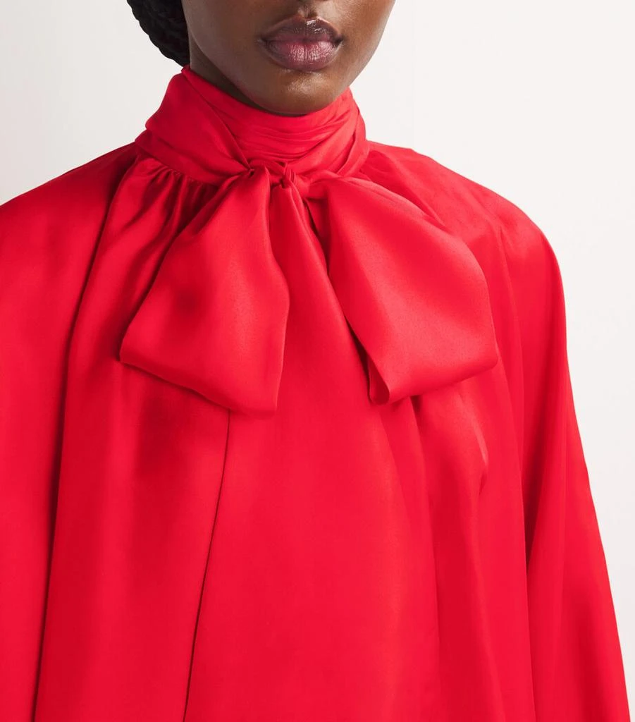 Silk Crush Pussybow Blouse 商品
