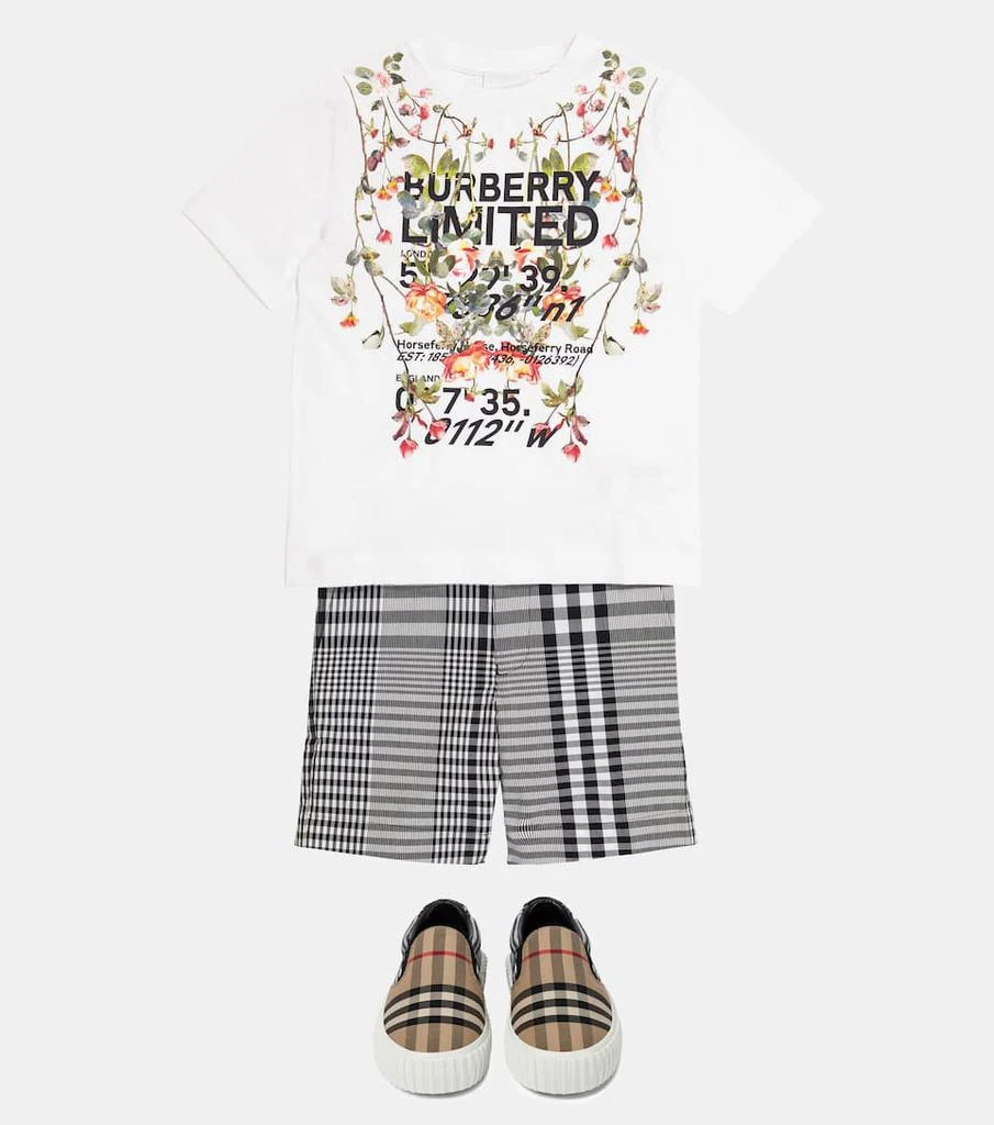 商品Burberry|印花棉质针织T恤,价格¥2020,第2张图片详细描述