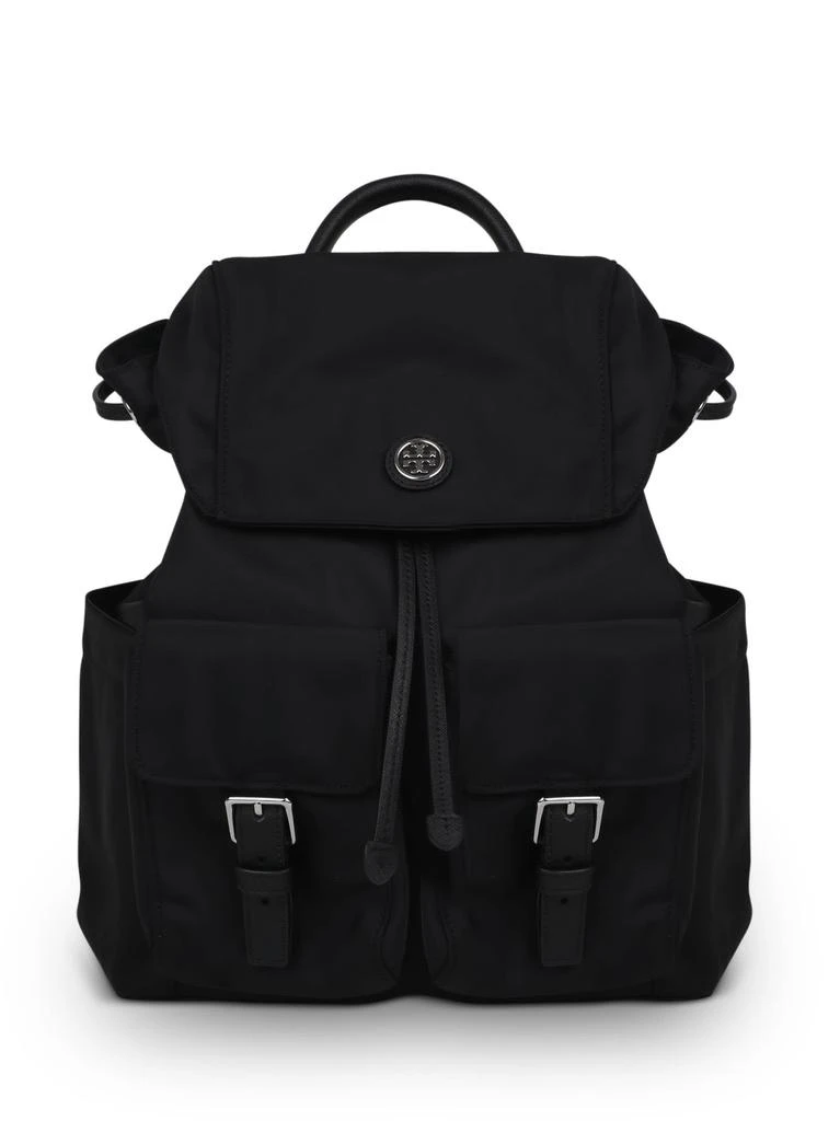 商品Tory Burch|Recycled Nylon Flap Backpack,价格¥3063,第1张图片