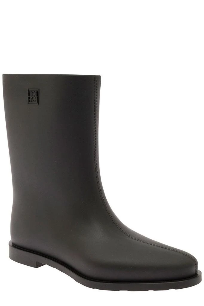 商品Totême|Totême Rain Logo Debossed Ankle Boots,价格¥1831,第2张图片详细描述