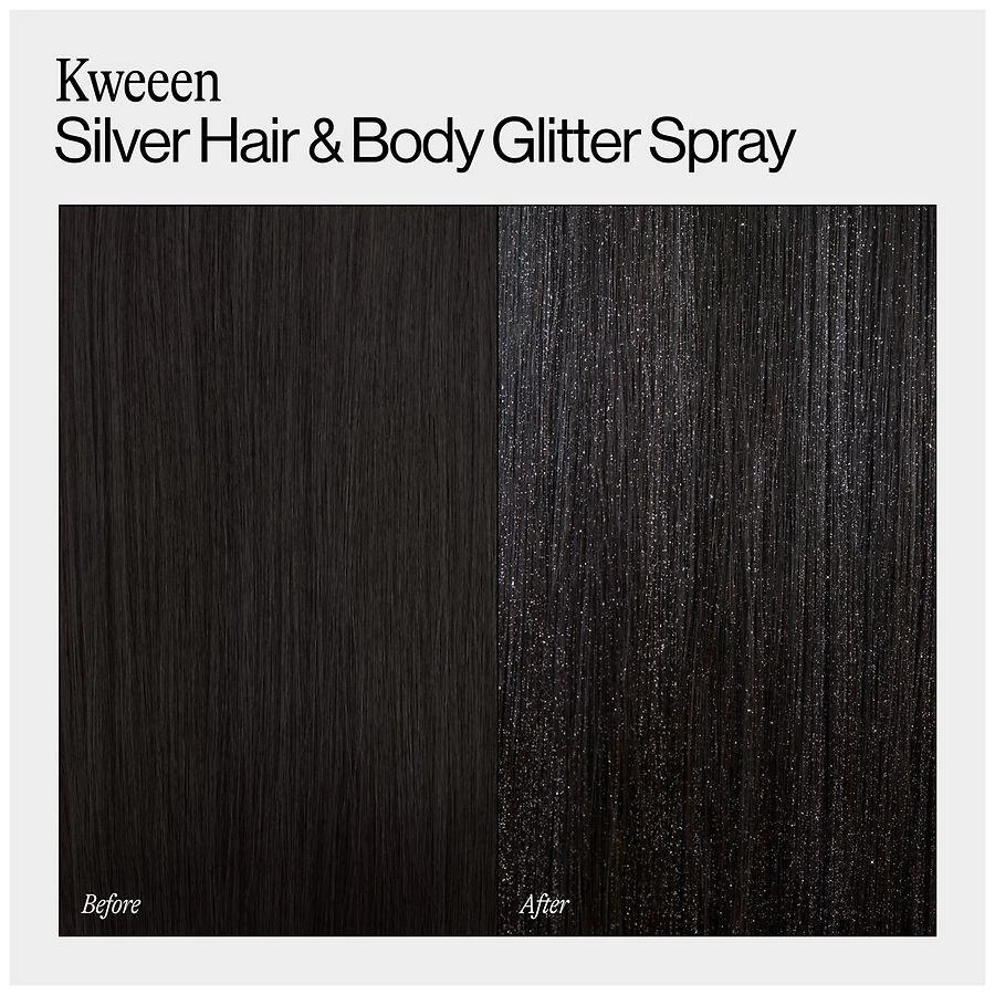 商品Eva NYC|Kweeen Silver Hair & Body Glitter Spray,价格¥112,第5张图片详细描述