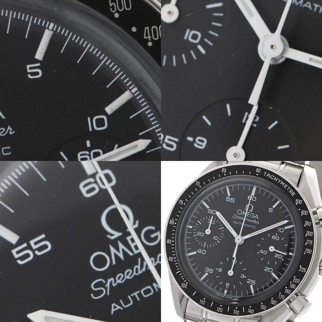 Omega Black Stainless Steel Speedmaster 3510.50 Automatic Men's Wristwatch 39 mm商品第7张图片规格展示