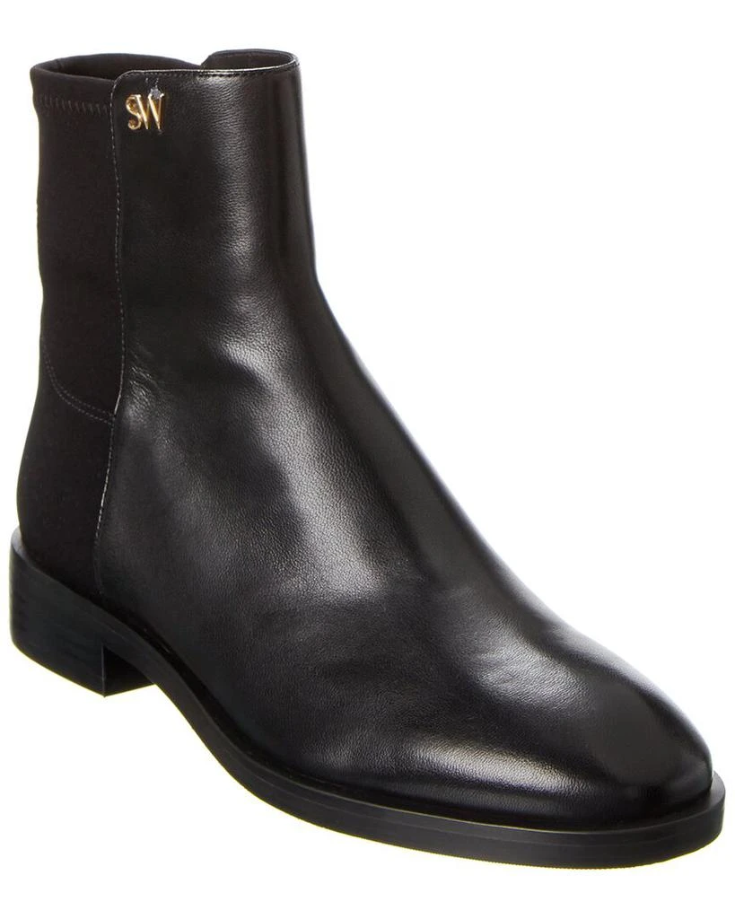 商品Stuart Weitzman|Stuart Weitzman Kye Leather Bootie,价格¥1517,第1张图片