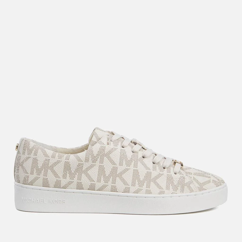 商品Michael Kors|MICHAEL Michael Kors Women's Keaton Cupsole Trainers - Vanilla,价格¥987,第1张图片