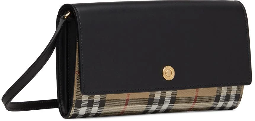 商品Burberry|Black Hannah Wallet Bag,价格¥7314,第2张图片详细描述