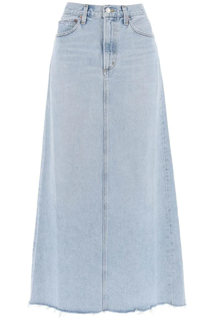 商品AGOLDE|Hilla Maxi Skirt In Denim,价格¥1027,第1张图片