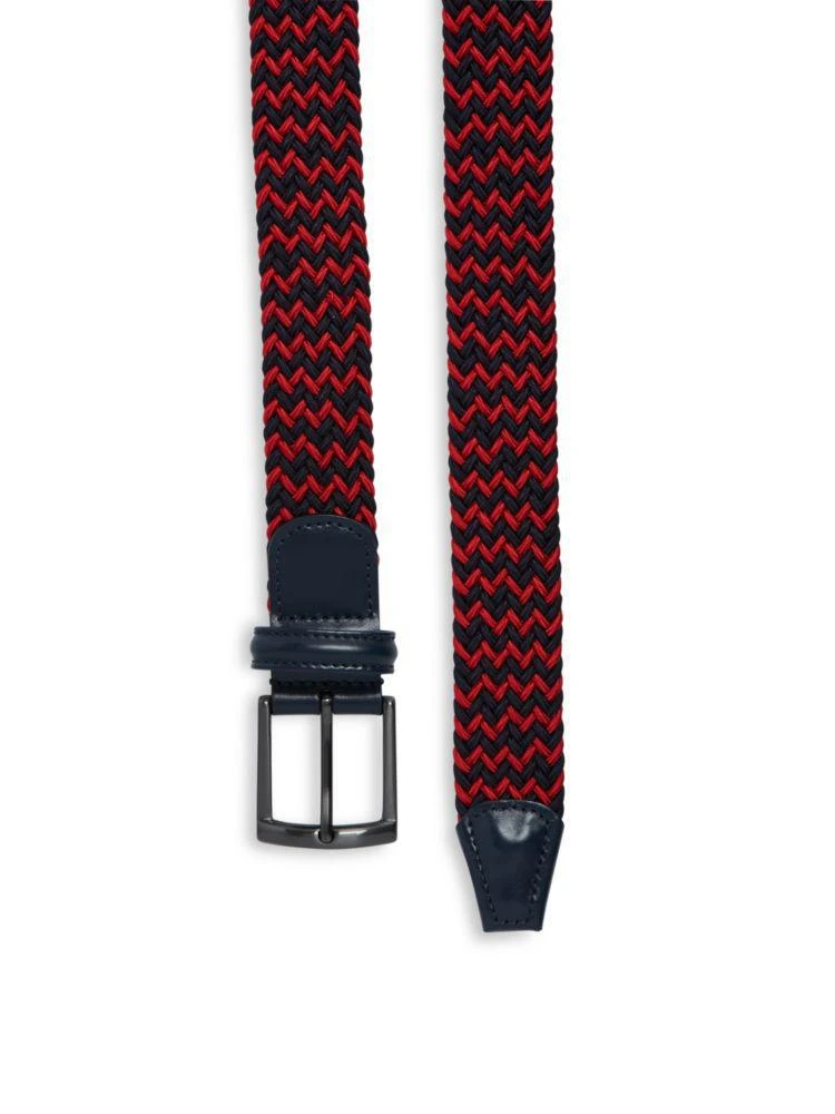 商品Faconnable|Two-Toned Braided Belt,价格¥343,第2张图片详细描述
