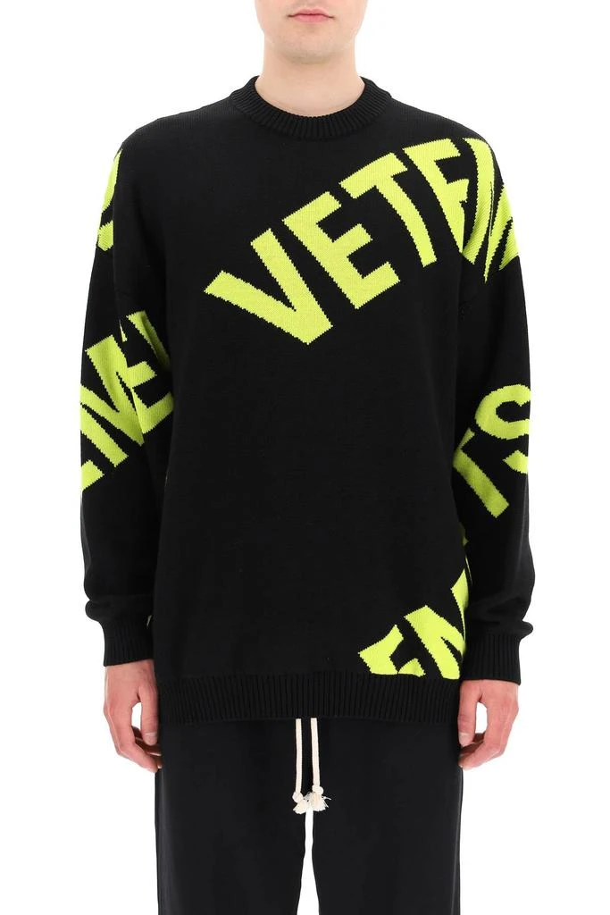 商品Vetements|Vetements maxi logo sweater,价格¥6317,第2张图片详细描述