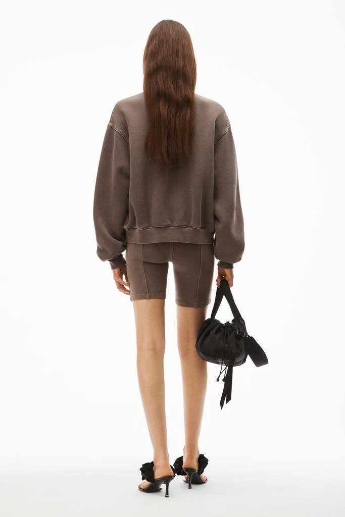 商品Alexander Wang|PUFF LOGO SWEATSHIRT IN STRUCTURED TERRY,价格¥1377,第5张图片详细描述