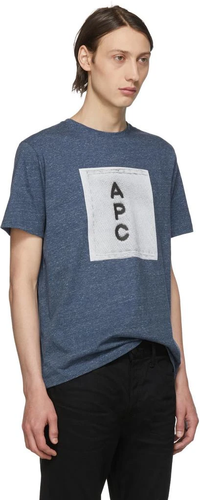 商品A.P.C.|Indigo Logo T-Shirt,价格¥602,第2张图片详细描述