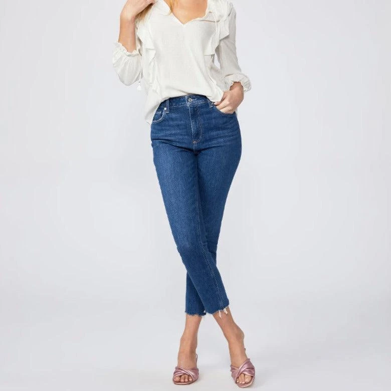 商品Paige|Paige Sarah Slim Crop - Radio Star,价格¥1680,第1张图片