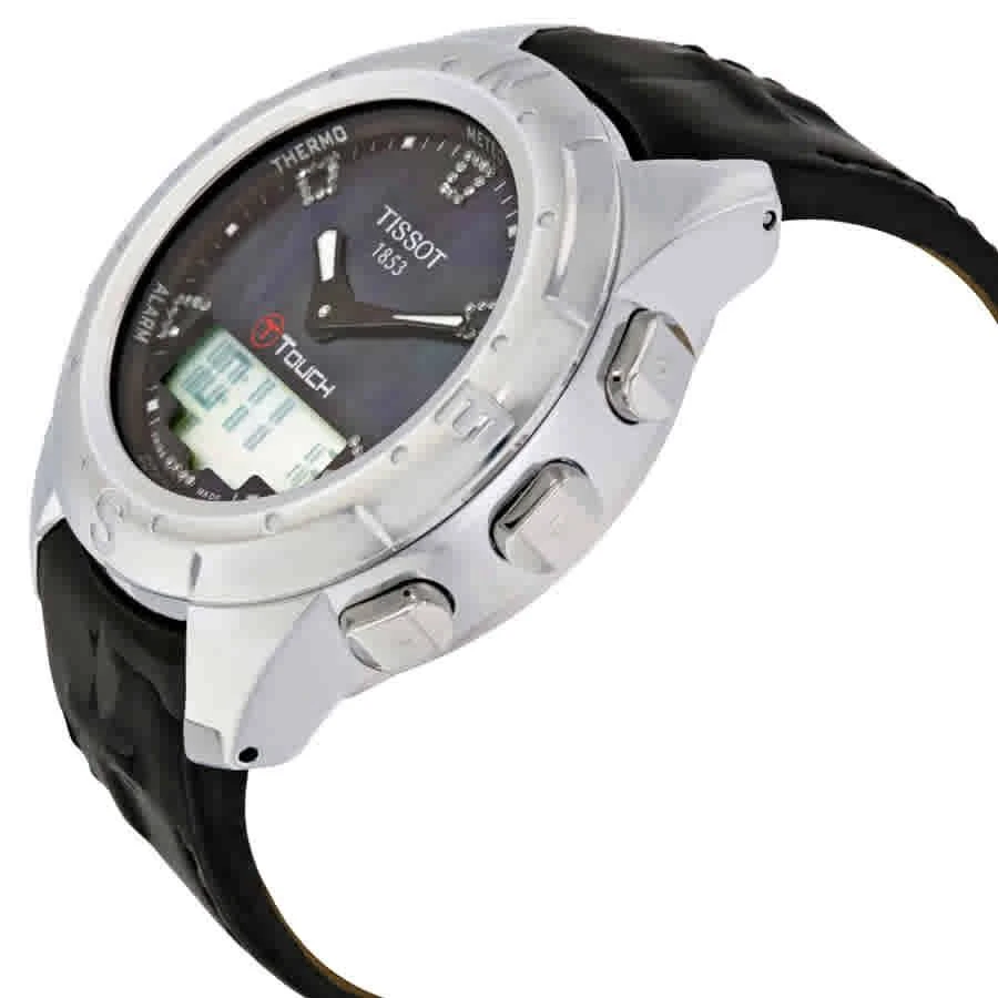 商品Tissot|T-Touch II Perpetual Alarm World Time Chronograph Ladies Watch T047.220.46.126.00,价格¥2568,第2张图片详细描述