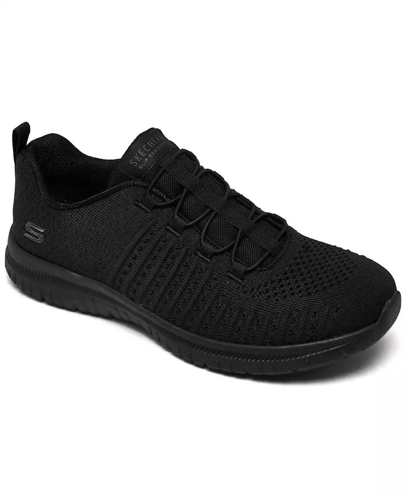 商品SKECHERS|Women's Work Slip-Resistant: Virtue Athletic Sneakers from Finish Line,价格¥596,第1张图片