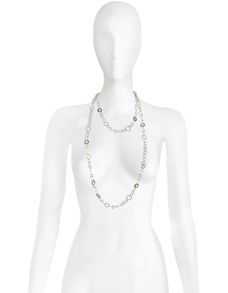 商品Rosato 洛萨朵|Gold Plated Sterling Silver Round Links Long Necklace,价格¥2960,第2张图片详细描述
