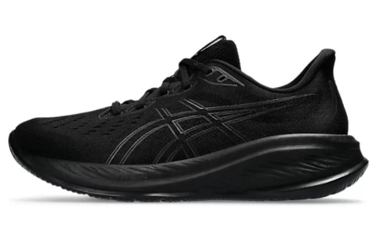 商品[国内直发] Asics|Gel-Cumulus 26 CUMULUS 圆头系带 缓震 低帮跑步鞋 男款 黑色,价格¥862,第1张图片